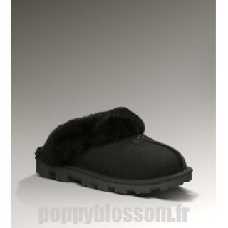 Abordable Ugg-349 Coquette Noir chaussons