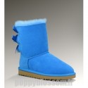 Casual Ugg Bailey Bow-367 Bleu Bottes