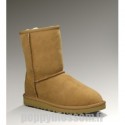 Fiable Ugg-025 Classic Short Bottes Chataigne
