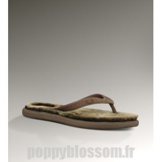 Les Ugg-278 Fluffie Sandales de chocolat