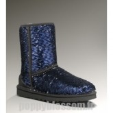 Sexy Ugg-180 court Sparkles Classique minuit multi Bottes