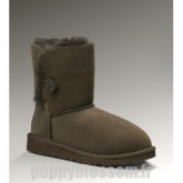 Superbe Ugg Bottes-015 Bailey Button chocolat