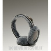 Ugg-011 Double U Logo Gris-oreille