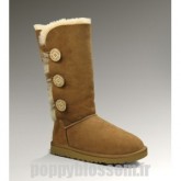 Ugg-098 Triplet Bailey Button Bottes Chataigne