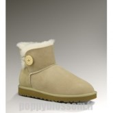 Ugg-112 Mini Bailey Button Bottes Sable