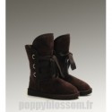 Ugg-258 bottes courtes de chocolat Roxy