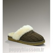 Ugg-327 tricot chaussons de chocolat Cozy