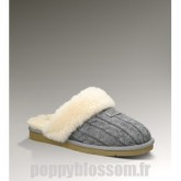 Ugg-328 Knit Cozy Gris chaussons