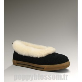 Ugg-336 Laine Rylan noir chaussons